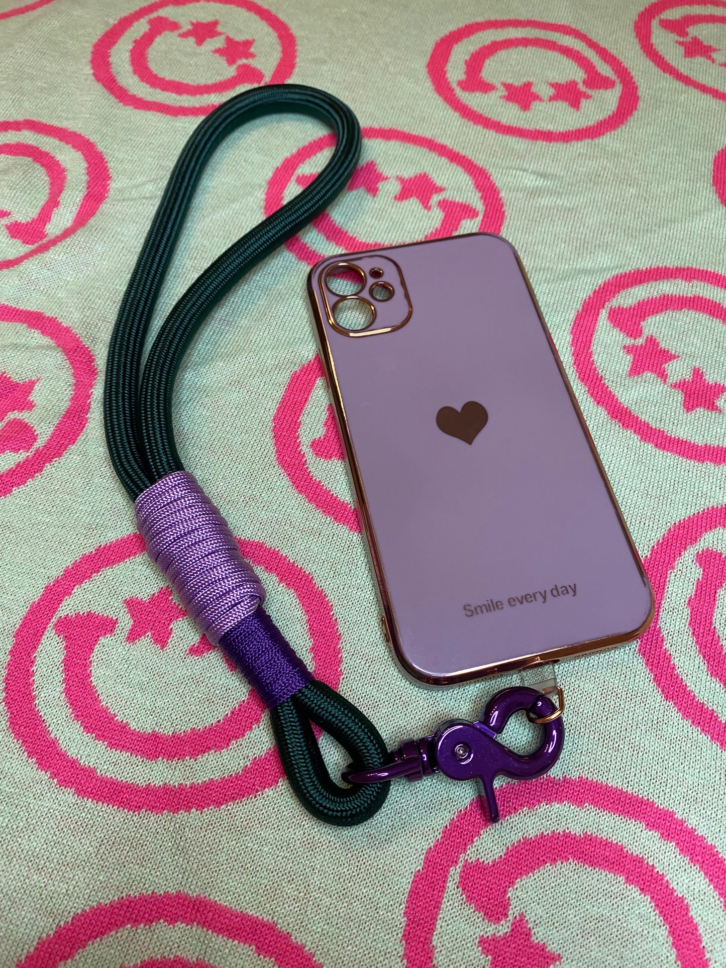 Handycharm und Schlüsselanhänger Tannenwald aus Paracord & Segeltau