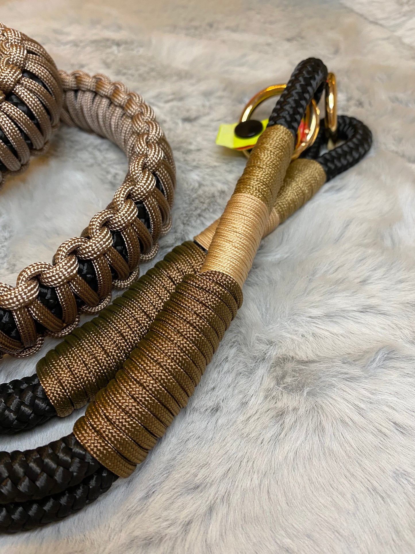 Taschengurt Leopard aus Paracord & Segeltau