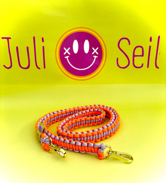 Handykette Makramee Lavender Sour aus Paracord