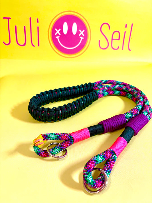 Taschengurt Beere meets Karo aus Segeltau & Paracord