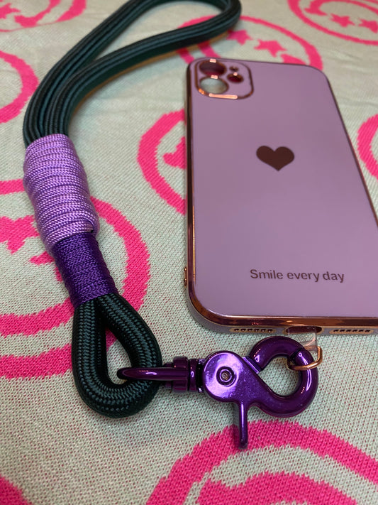 Handycharm und Schlüsselanhänger Tannenwald aus Paracord & Segeltau