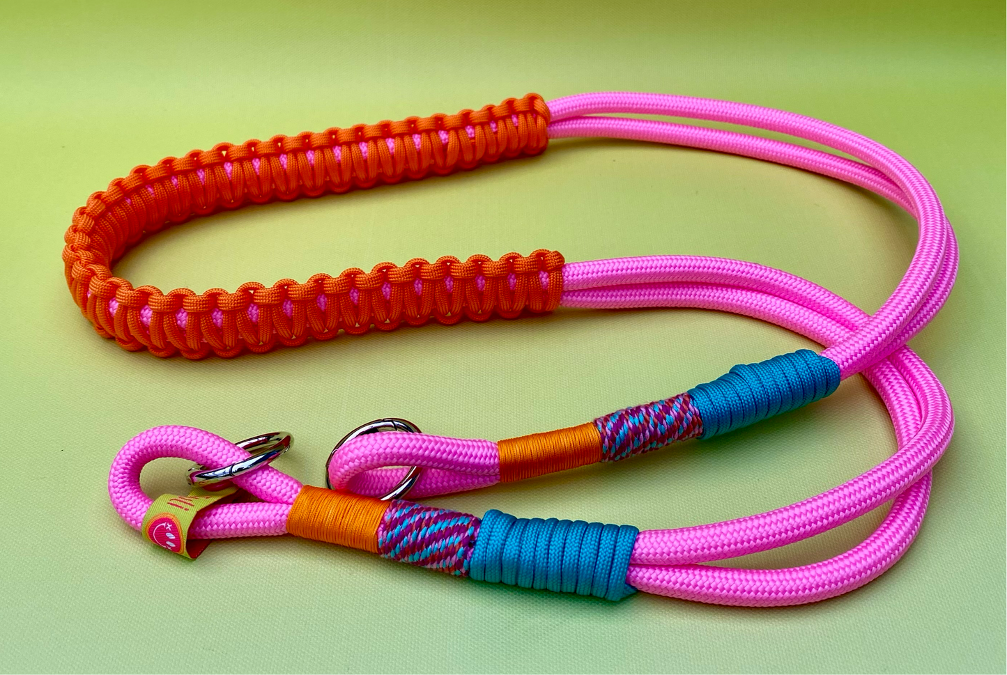 Taschengurt Knallbonbon in Neonpink aus Paracord & Segeltau