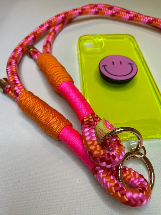 Handykette Hot Volcano aus Paracord & Segeltau