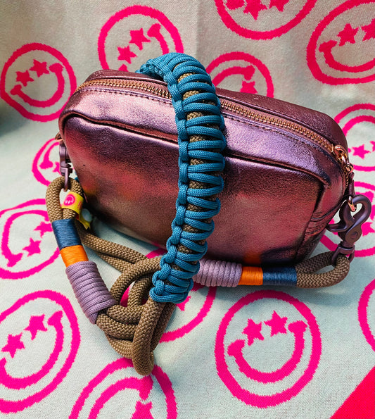 Taschengurt kurz Waldtag aus Paracord & Segeltau