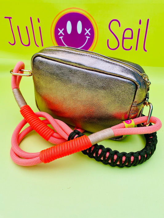 Taschengurt Orange Flamingo im Herbst aus Paracord & Segeltau