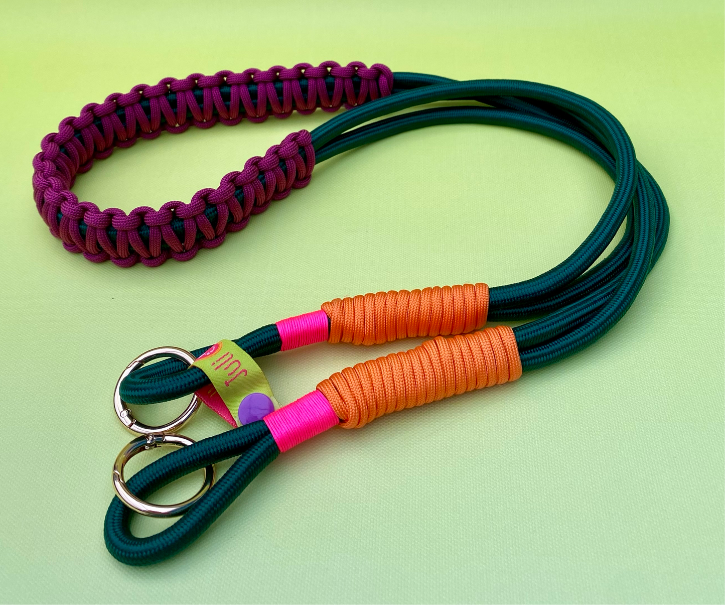 Taschengurt Pumpkin spice aus Paracord & Segeltau