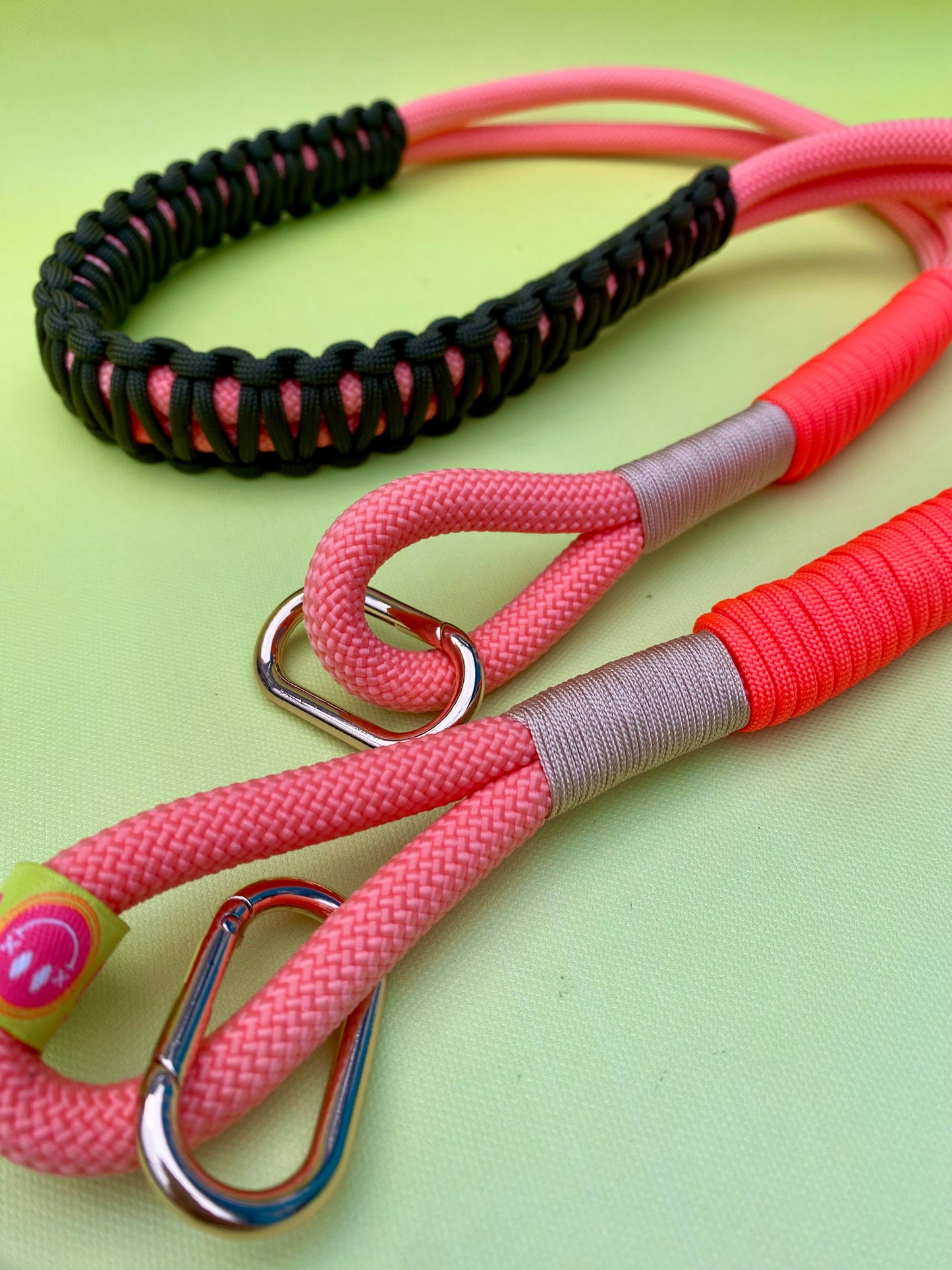 Taschengurt Orange Flamingo im Herbst aus Paracord & Segeltau